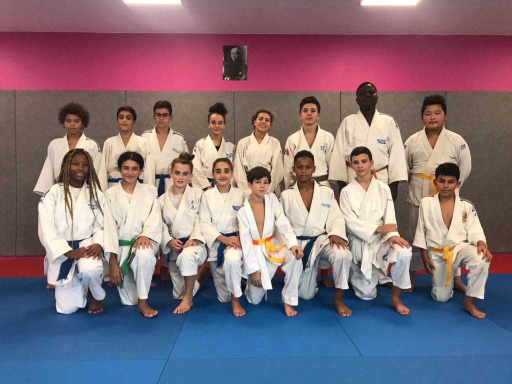 Groupe Minimes Compétiteurs Judo SO2J